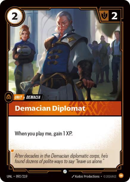 Demacian Diplomat 092/219 (Unleashed) 
