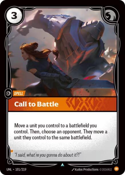 Call to Battle 101/219 (Unleashed)  - Foil