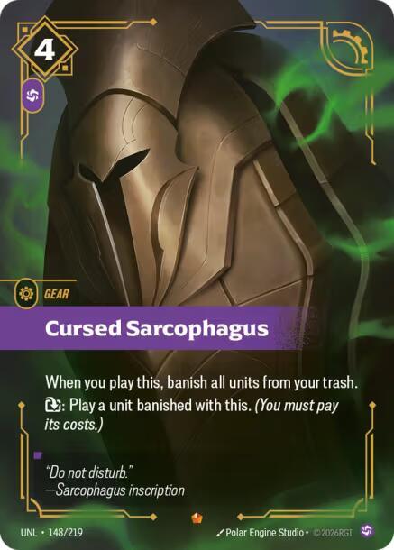 Cursed Sarcophagus 148/219 (Unleashed)  - Foil