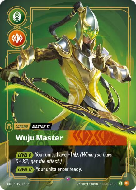 Master Yi - Wuju Master 191/219 (Unleashed)  - Foil