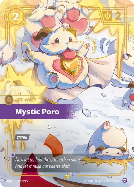 Mystic Poro 224/219 (Unleashed)  - Foil