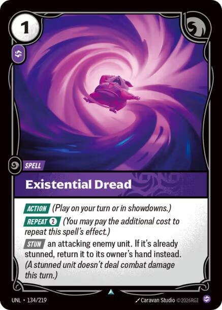 Existential Dread 134/219 (Unleashed) 