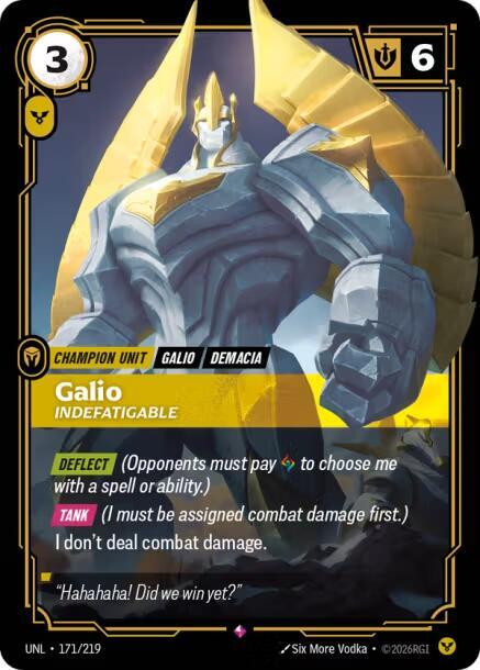 Galio - Indefatigable 171/219 (Unleashed)  - Foil
