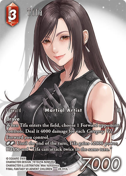 Tifa Full Art 28-013L (Dreamlike Oceans)  - Foil
