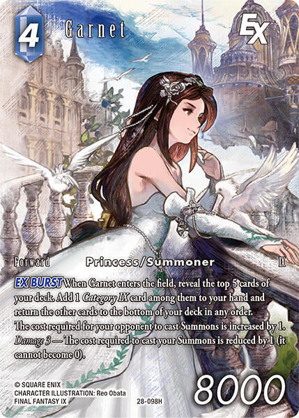 Garnet EX Full Art 28-098H (Dreamlike Oceans)  - Foil