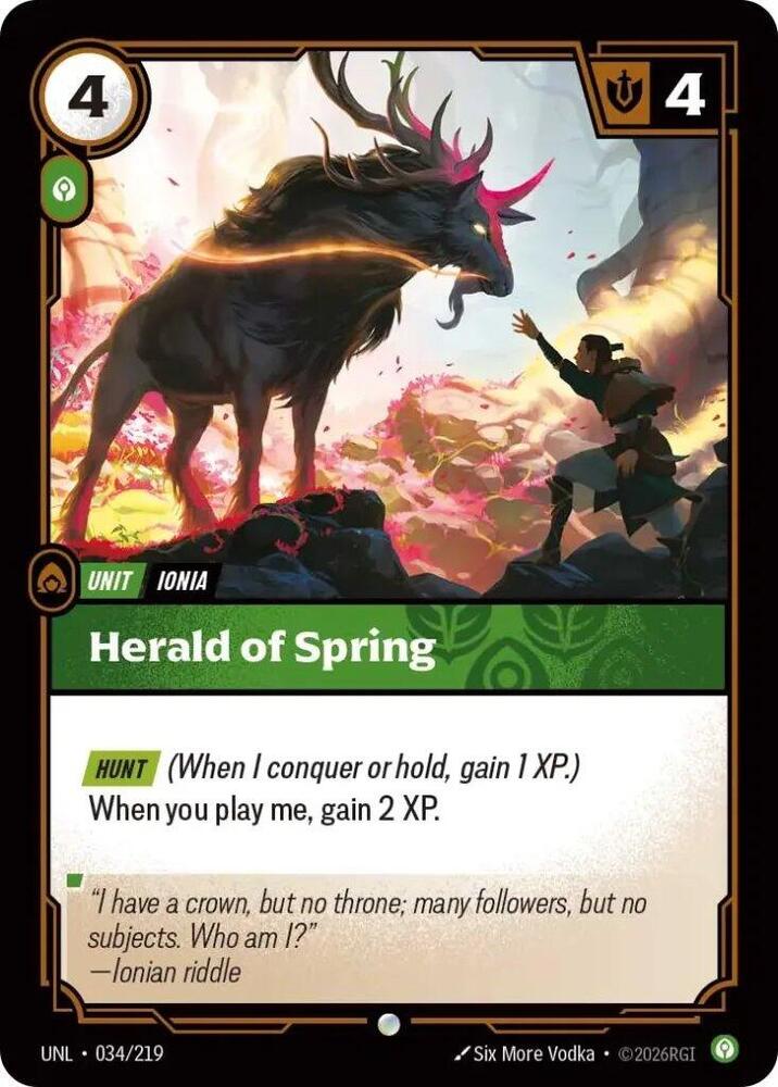Herald of Spring 034/219 (Unleashed) 