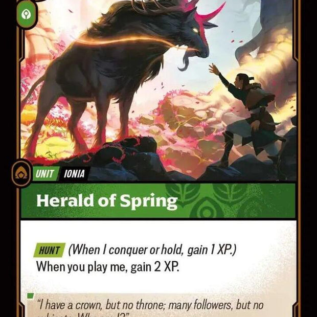 Herald of Spring 034/219 (Unleashed)  - Foil