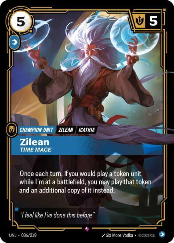 Zilean - Time Mage 086/219 (Unleashed)  - Foil