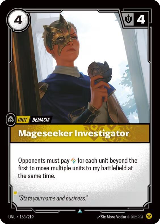 Mageseeker Investigator 163/219 (Unleashed)  - Foil