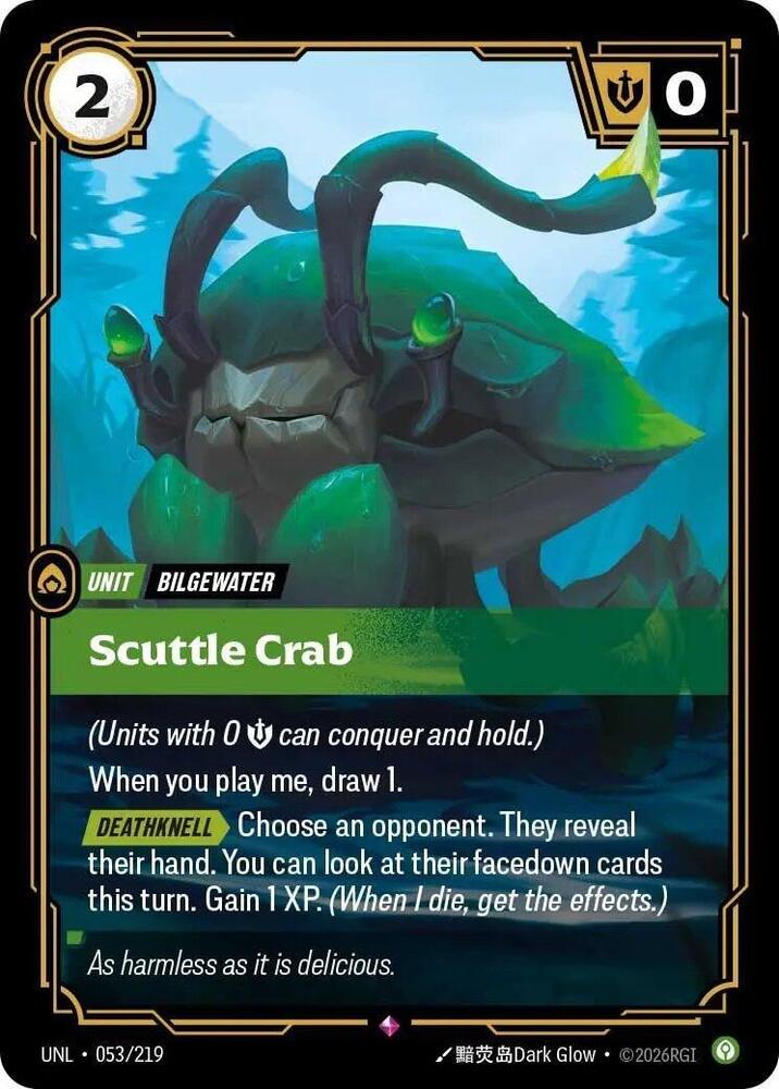 Scuttle Crab 053/219 (Unleashed)  - Foil
