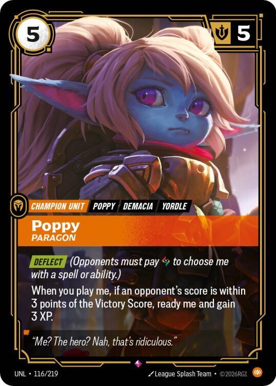 Poppy - Paragon 116/219 (Unleashed)  - Foil