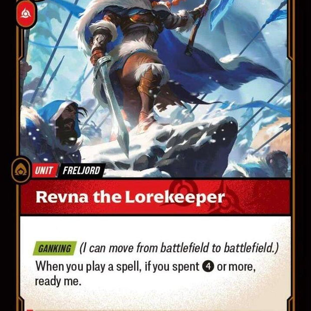 Revna the Lorekeeper 005/219 (Unleashed)  - Foil