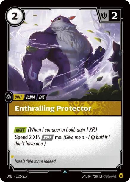 Enthralling Protector 162/219 (Unleashed)  - Foil