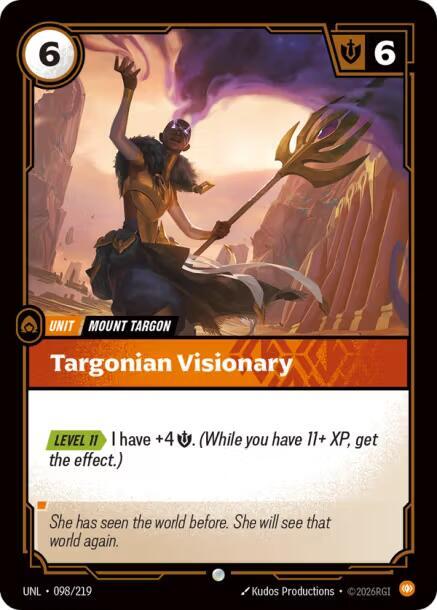 Targonian Visionary 098/219 (Unleashed)  - Foil