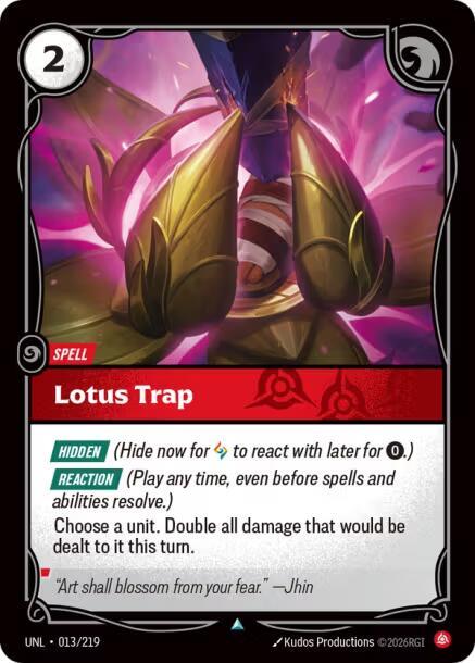 Lotus Trap 013/219 (Unleashed)  - Foil