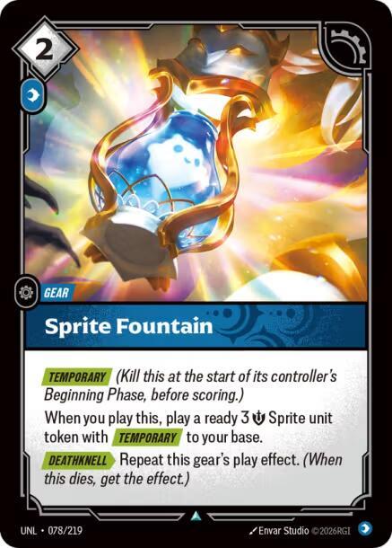 Sprite Fountain 078/219 (Unleashed)  - Foil