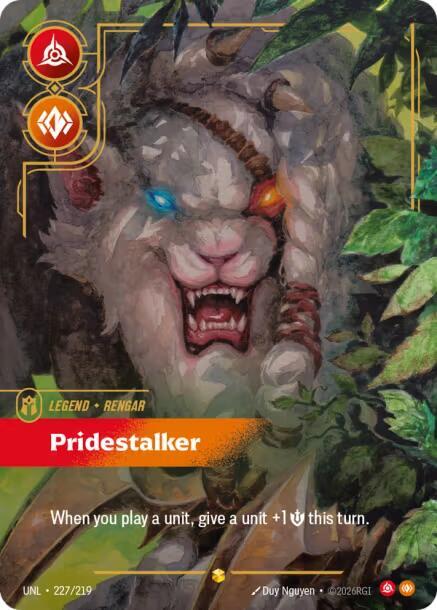 Rengar - Pridestalker 227/219 (Unleashed)  - Foil