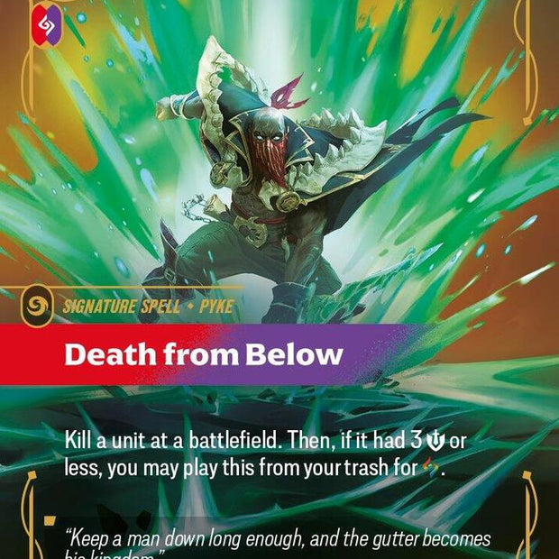 Death from Below 186/219 (Unleashed)  - Foil