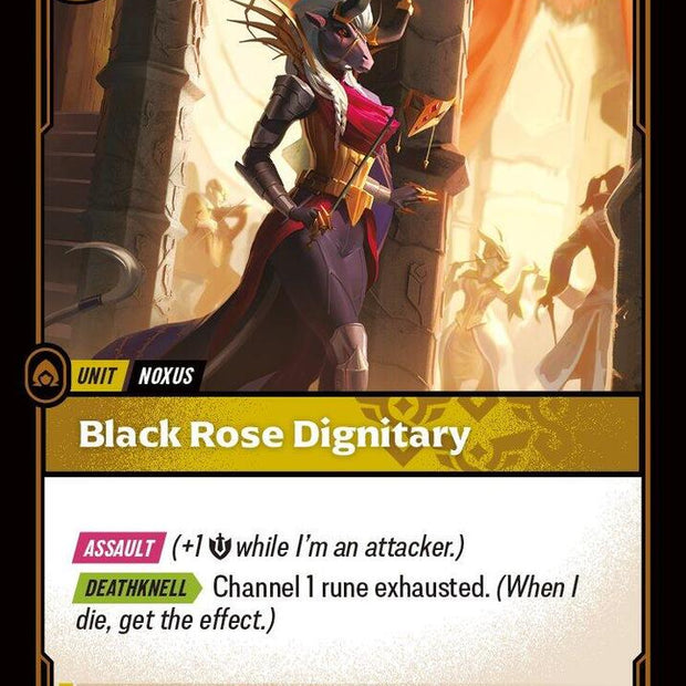 Black Rose Dignitary 152/219 (Unleashed)  - Foil