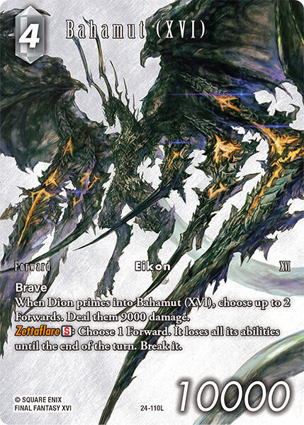 Bahamut XVI Full Art 24-110L (Dreamlike Oceans)  - Foil