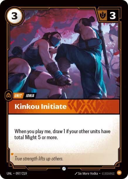 Kinkou Initiate 097/219 (Unleashed)  - Foil