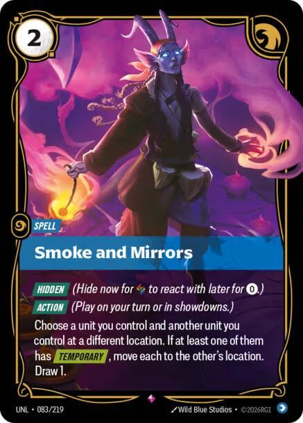 Smoke and Mirrors 083/219 (Unleashed)  - Foil