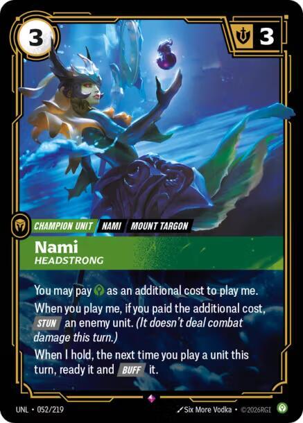 Nami - Headstrong 052/219 (Unleashed)  - Foil