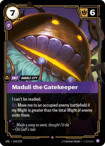 Maduli the Gatekeeper 144/219 (Unleashed)  - Foil