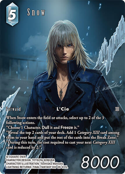 Snow Full Art 28-031L (Dreamlike Oceans)  - Foil