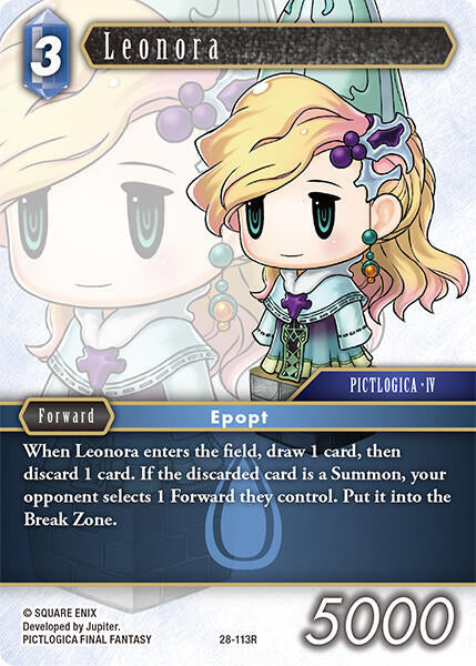 Leonora 28-113R (Dreamlike Oceans)  - Foil
