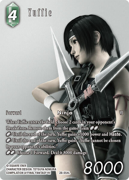 Yuffie - Full Art 28-054L (Dreamlike Oceans)  - Foil