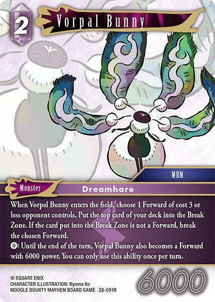 Vorpal Bunny 28-091R (Dreamlike Oceans)  - Foil