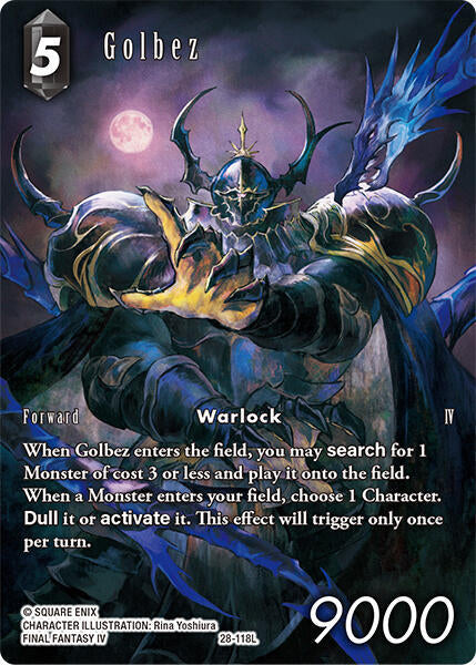 Golbez Full Art 28-118L (Dreamlike Oceans)  - Foil