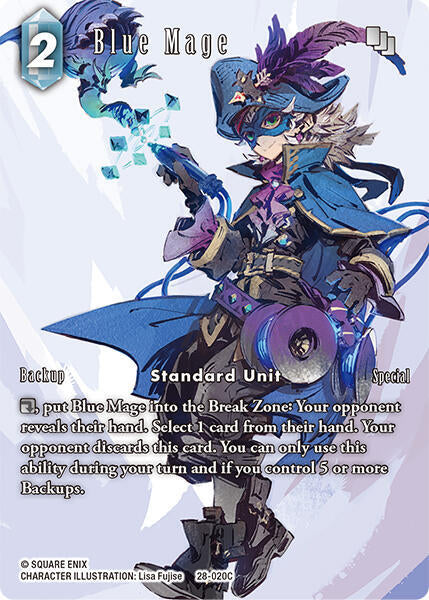 Blue Mage Full Art 28-020C (Dreamlike Oceans)  - Foil