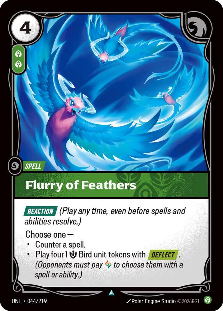 Flurry of Feathers 044/219 (Unleashed)  - Foil