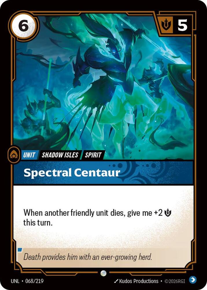 Spectral Centaur 068/219 (Unleashed) 