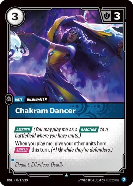 Chakram Dancer 071/219 (Unleashed)  - Foil