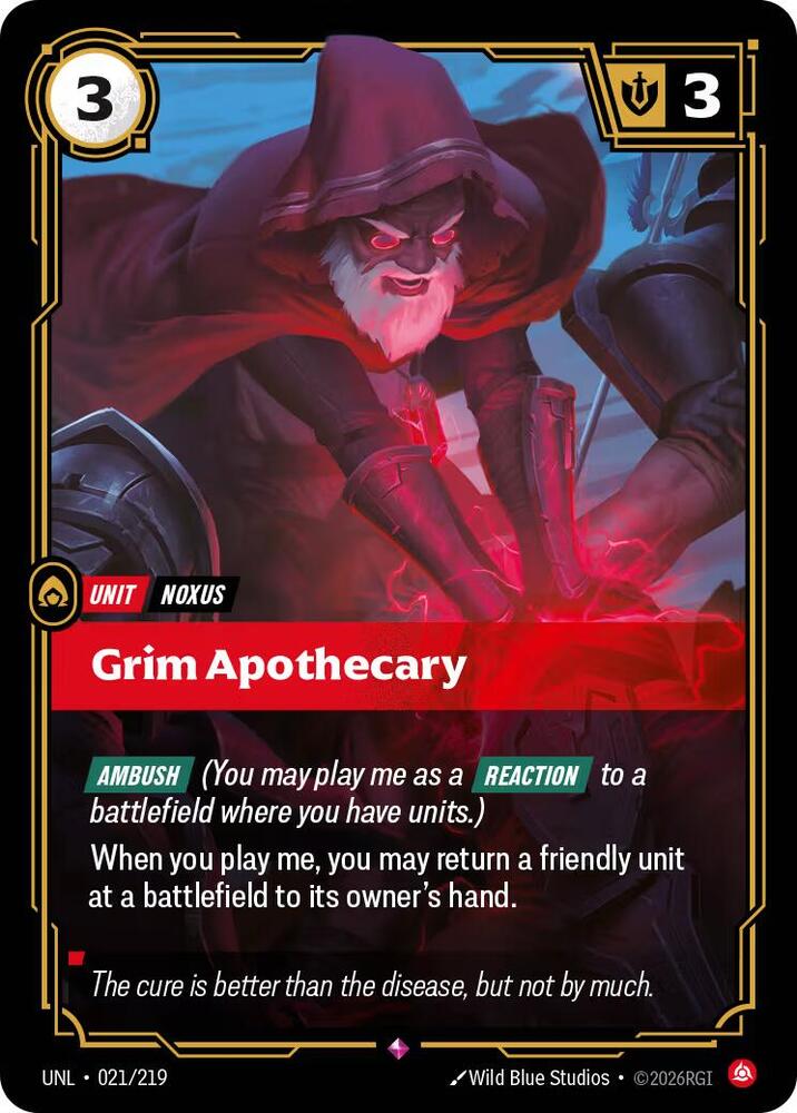 Grim Apothecary 021/219 (Unleashed)  - Foil
