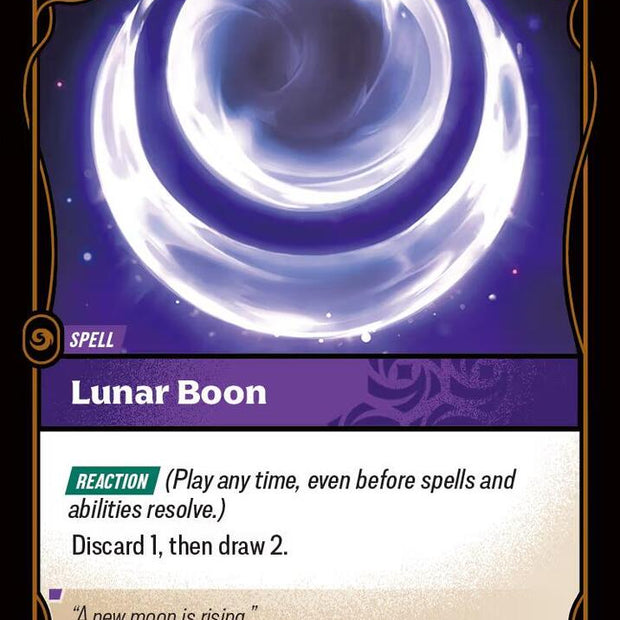 Lunar Boon 125/219 (Unleashed)  - Foil