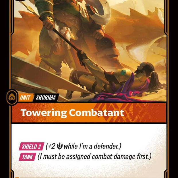 Towering Combatant 99/219 (Unleashed)  - Foil