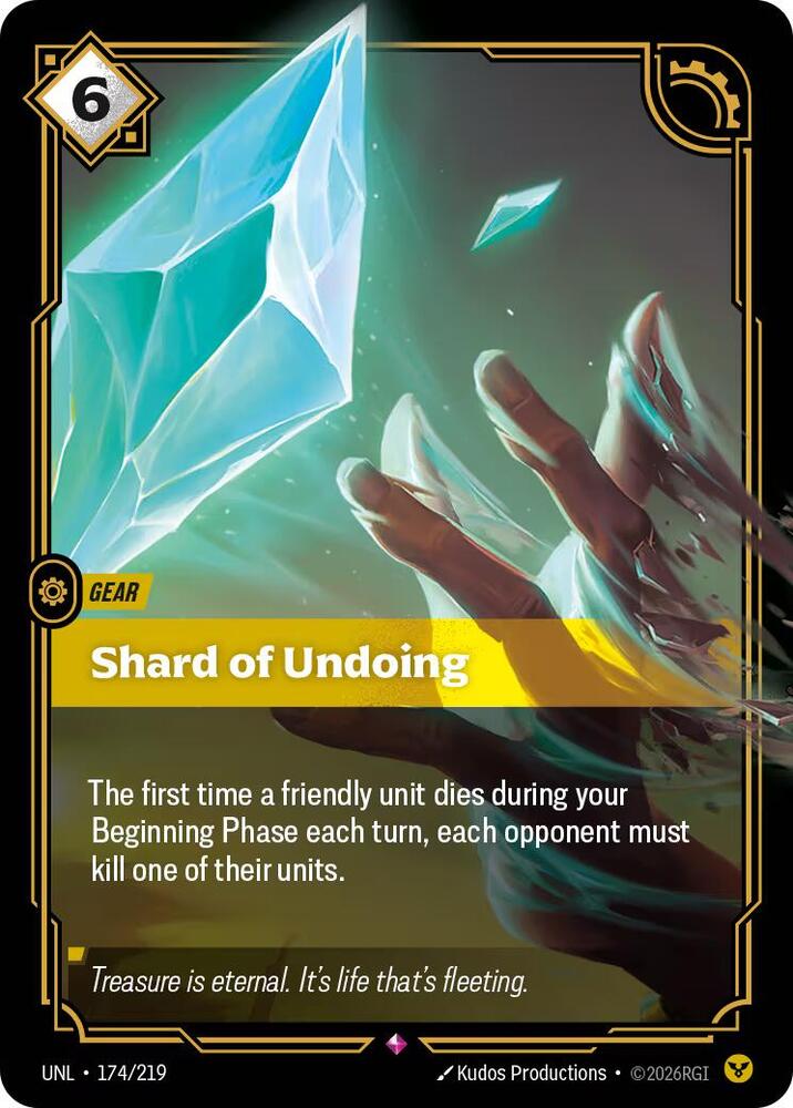 Shard of Undoing 174/219 (Unleashed)  - Foil