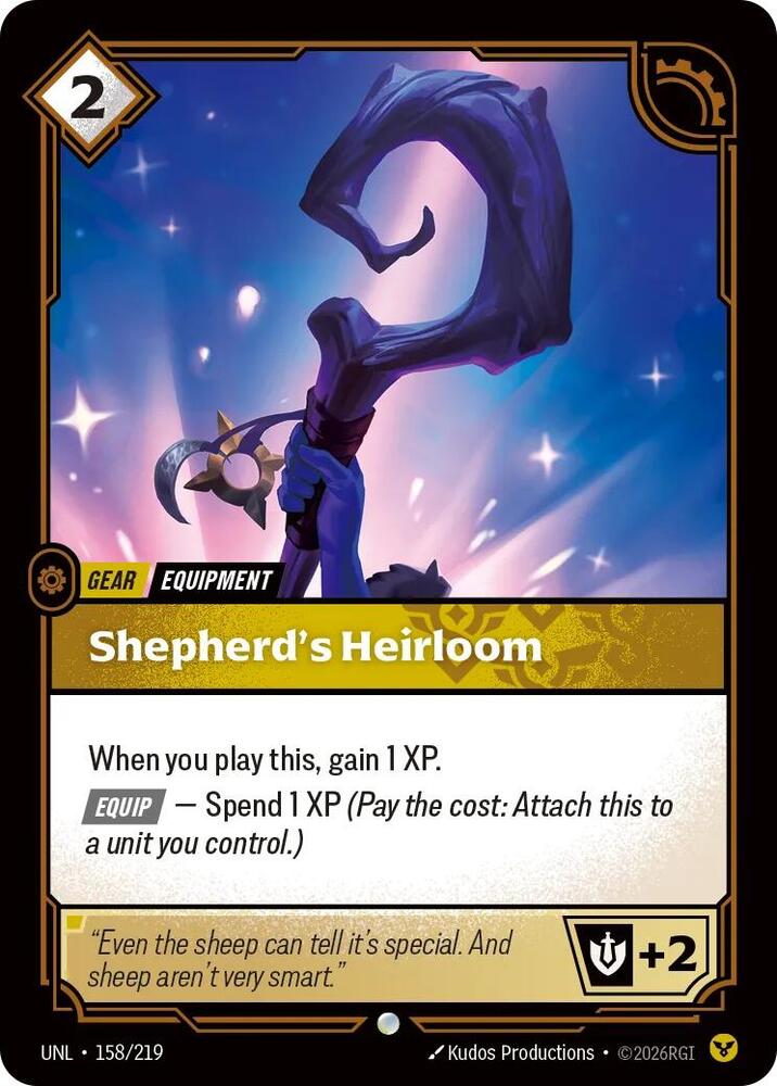 Shepherd's Heirloom 158/219 (Unleashed) 