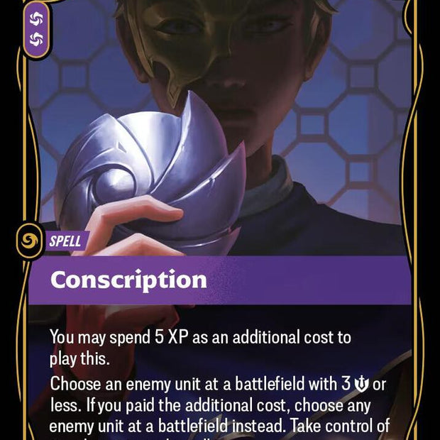 Conscription 140/219 (Unleashed)  - Foil