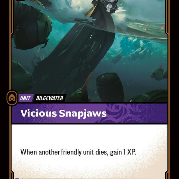 Vicious Snapjaws 129/219 (Unleashed)  - Foil