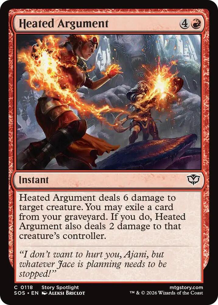 Heated Argument 118 (Secrets of Strixhaven)  - Foil