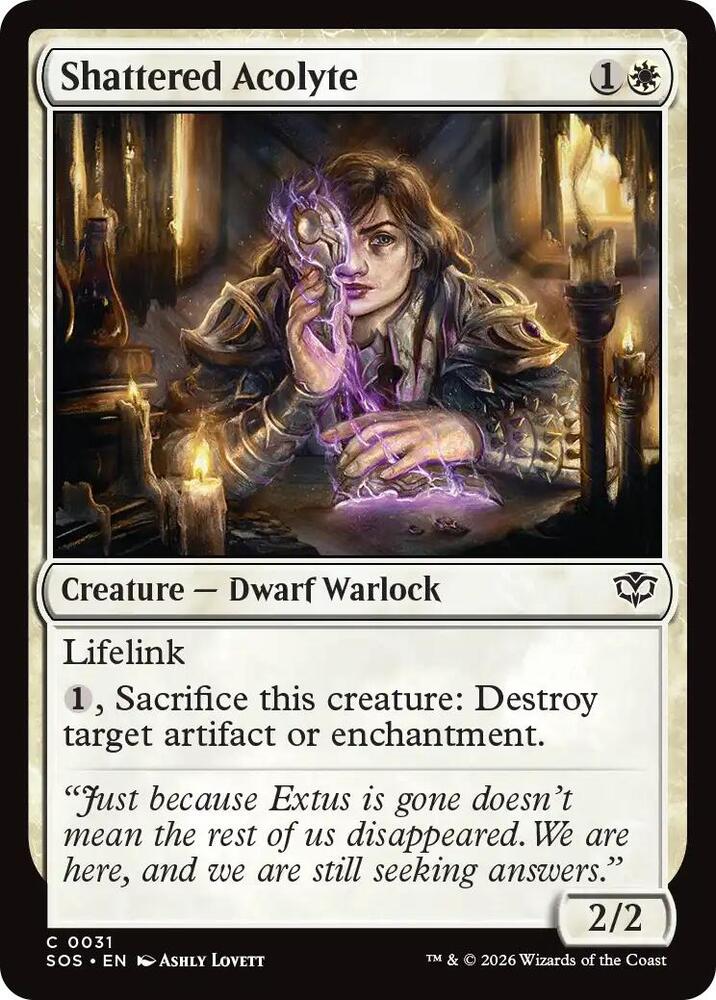 Shattered Acolyte 31 (Secrets of Strixhaven)  - Foil