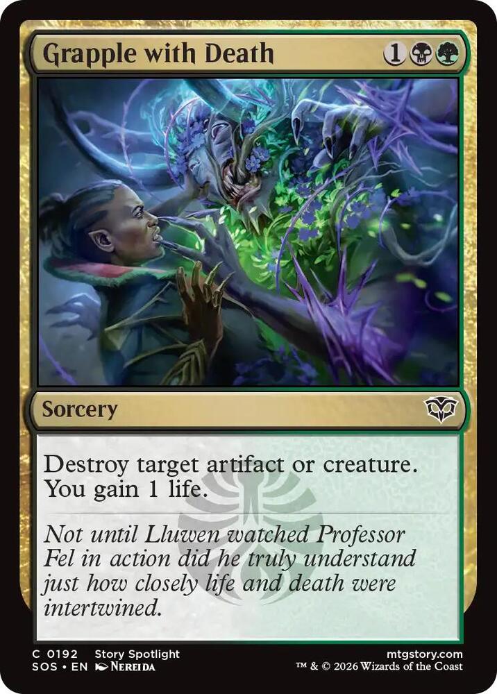 Grapple with Death 192 (Secrets of Strixhaven)  - Foil