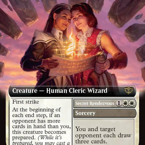 Joined Researchers // Secret Rendezvous 312 (Secrets of Strixhaven)  - Extended Art Foil