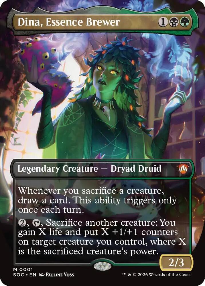 Dina, Essence Brewer 1 (Commander: Secrets of Strixhaven)  - Borderless