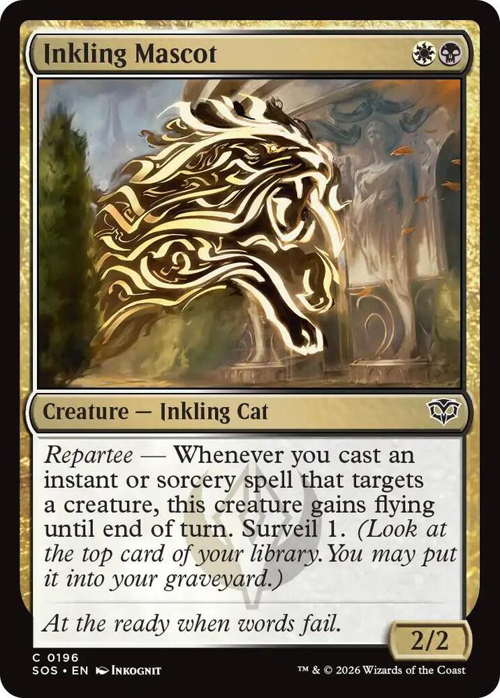 Inkling Mascot 196 (Secrets of Strixhaven)  - Foil